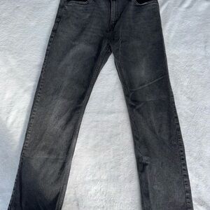 Levi's 569 Men's Black/ Dk Gray Straight Jeans 34x34